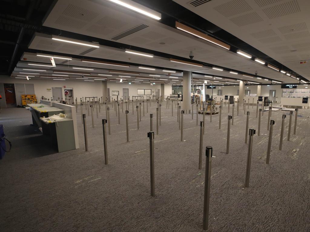 Inside Gold Coast Airport's new $500m terminal expansion. Picture Glenn Hampson.