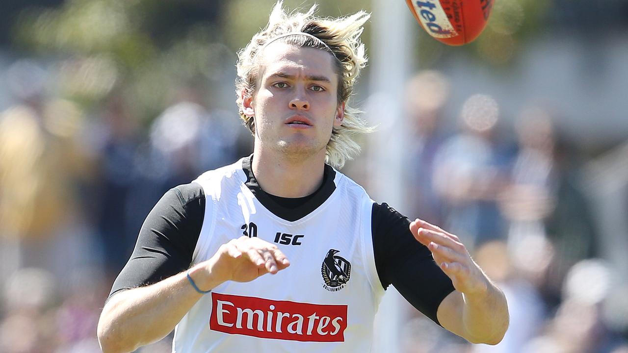 Darcy Moore is relishing a move to defence. Picture: Michael Klein