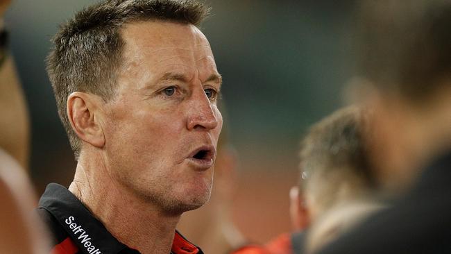 Bombers coach John Worsfold hated what he saw on Sunday. Pic: Getty Images