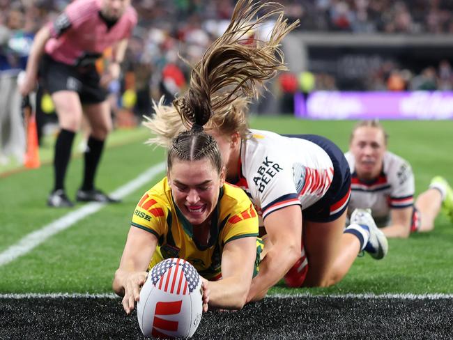 The Jillaroos’ rout was a tough watch for casual fans. Picture: Ezra Shaw/Getty Images