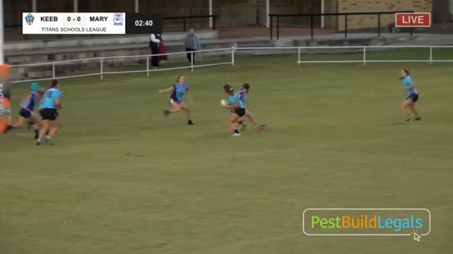 Replay: 2021 Titans schools League Div 1 - Yr 9/10 Div 1 Girls - Keebra Park vs Marymount