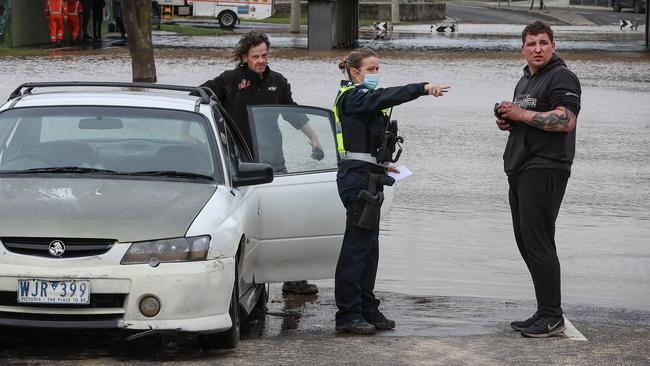 Valuable emergency services were diverted to help. Picture: David Caird