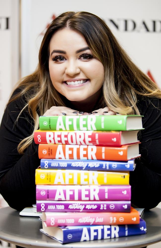 Anna Todd poses during the presentation of her novel 'Nothing Less' on January 10, 2017. Picture: Rosdiana Ciaravolo/Getty Images