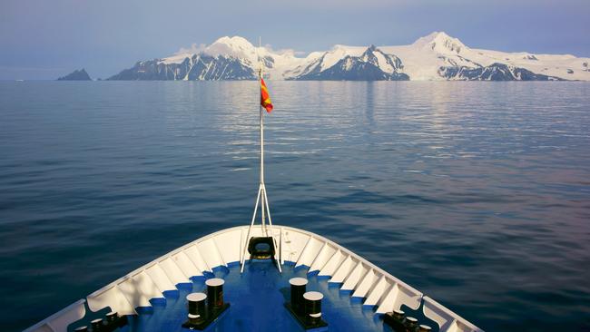 A tourist ship steaming towards Antarctica. Picture: iStock