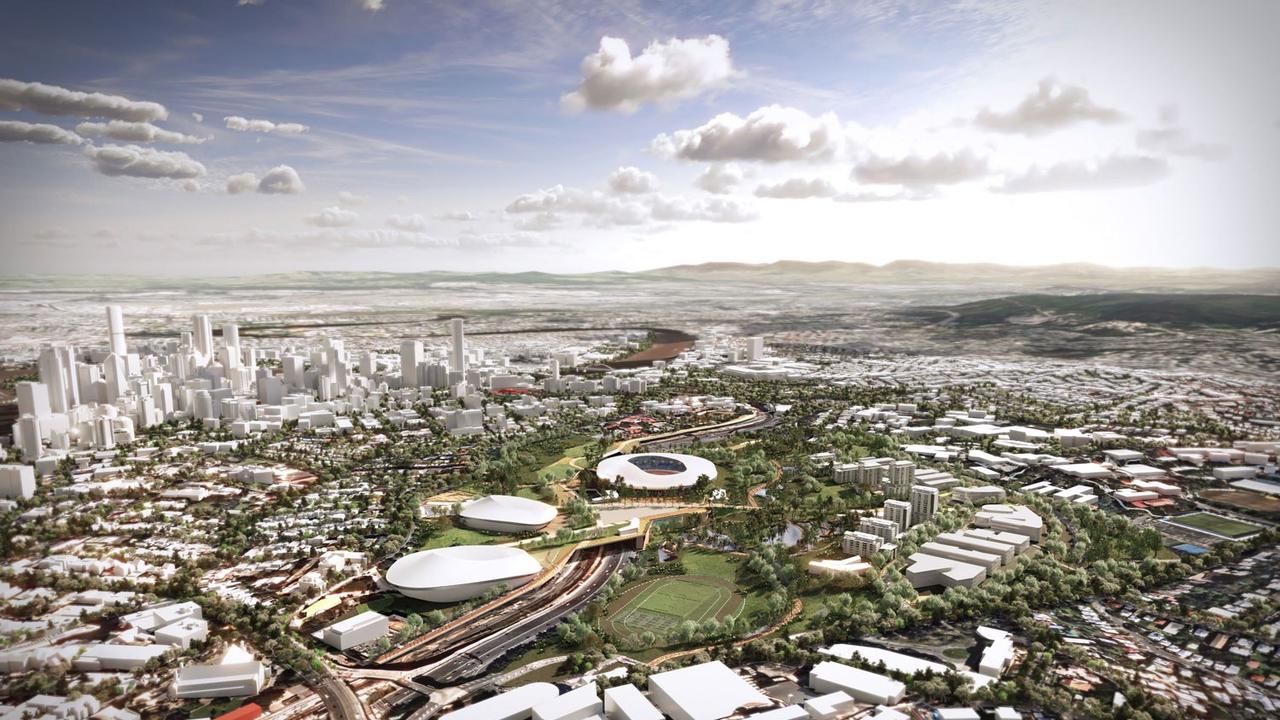 Concept Victoria Park Olympic Stadium by Archipelago. Photo: Supplied