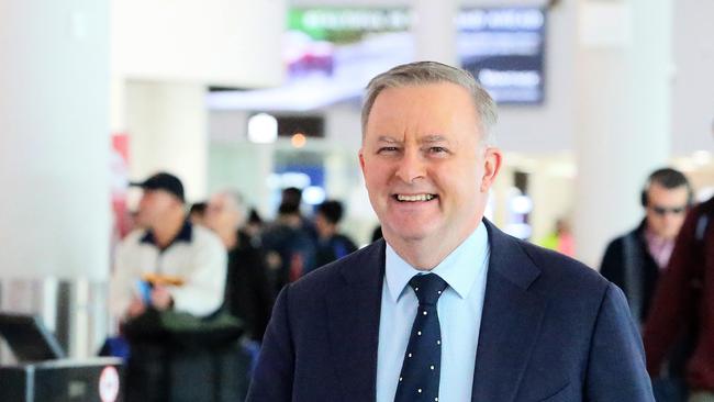 11/06/2019Opposition Leader Anthony Albanese at Perth Airport.pic Colin Murty The Australian