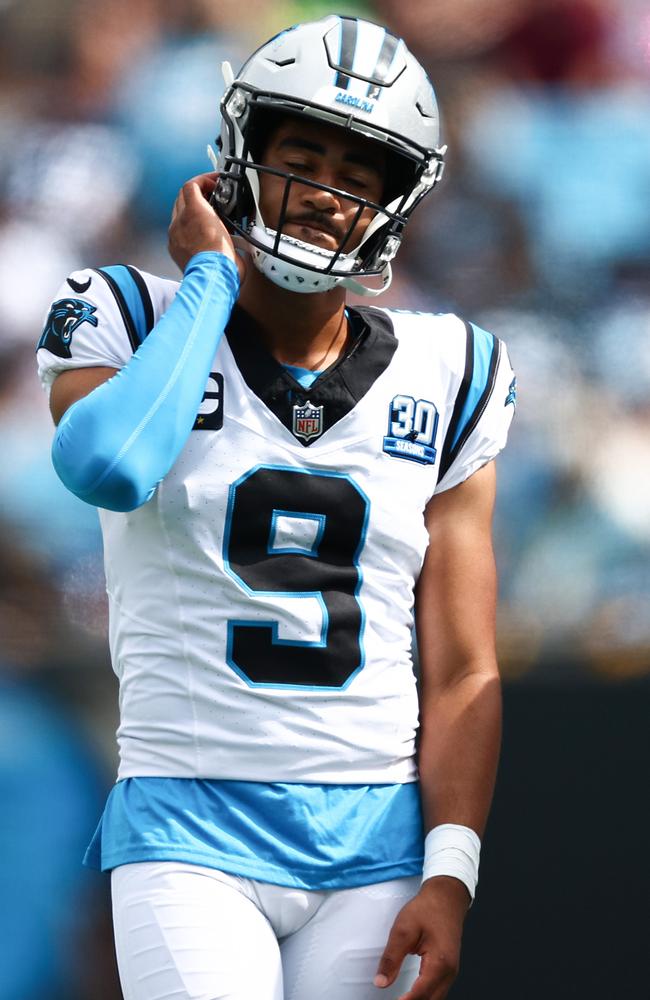 Bryce Young was benched this week by the Panthers. Picture: Jared C. Tilton/Getty Images