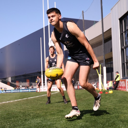 Matt Duffy tore his ACL playing Gaelic football and will miss the 2024 season. Picture: Carlton FC