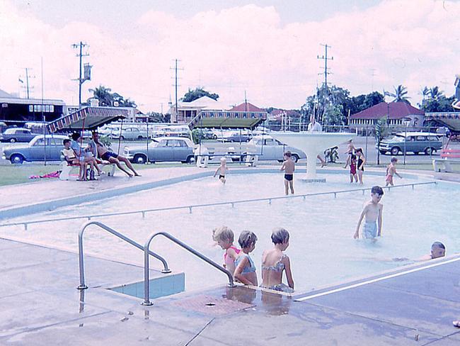 December 14, 1963: Opening of the Mackay War Memorial Swimming Pool in Milton Street, built at a cost of 90,000 pounds. Photo: Contributed