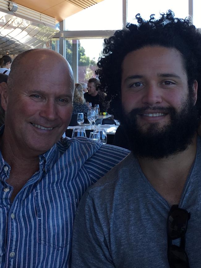 Jesse with his father John.