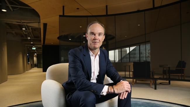 Magellan Financial, chaired by Hamish Douglass, has reported a 33 per cent drop in annaul net profit, hurt by costs related to the Barrenjoey investment banking start-up. Picture: Britta Campion / The Australian​