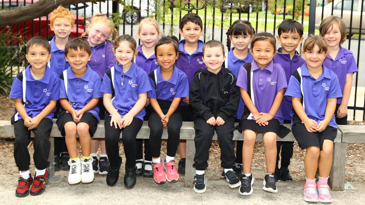 Northern Bay College Wexford 2025 Prep WA3. Front: Yasin Afghan, Christopher Gauchan Smith, Halo Alford, Claire Reeyar Gyi, Jonathan Vriesen, Khu Moo Nay Shee, Nayla Zulic. Back: Noah Tilley, Isabella Niblett, Abigail O’Brien Dawe, Benyamin Ali Raza, Manahil Barkat Ali, Toby Ivancic, Spencer Benn