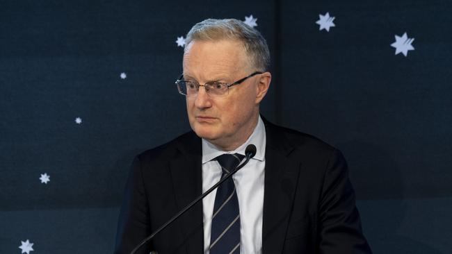 RBA boss Philip Lowe is likely to raise the official cash rate on February 7, an economist has warned. Picture: NewsWire / Monique Harmer