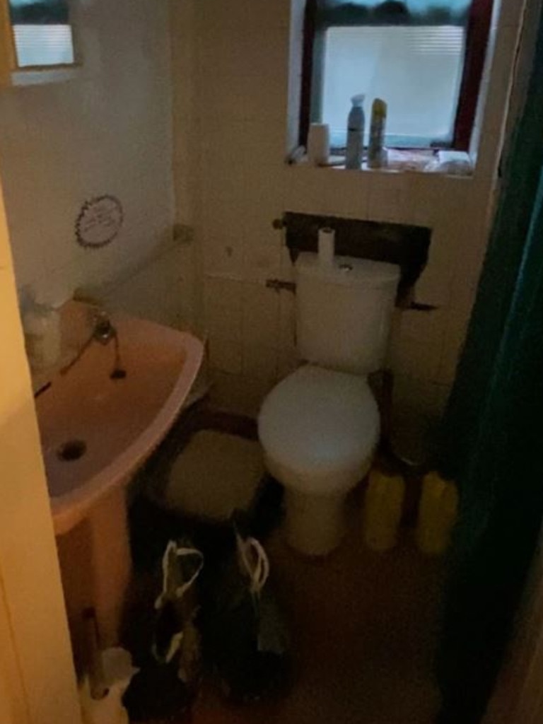 The door to the basement was hidden in a toilet. Picture: Caters