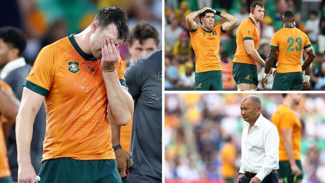 The Wallabies' World Cup hopes are in tatters. Pictures: Getty