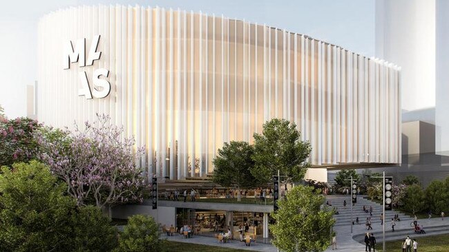 An artist’s impression of the new Powerhouse Museum in Parramatta.