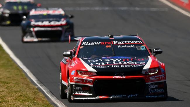 Brodie Kostecki hold firm in the lead at Mount Panorama. Picture: Getty