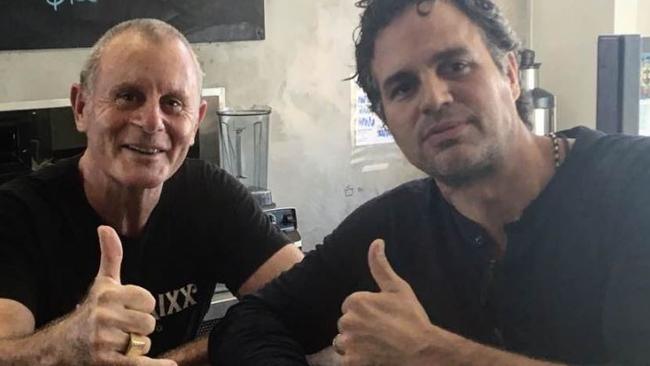 Mark “Spike” Neumann posted this pic of himself and Mark ‘The Hulk’ Ruffalo at Hendrixx Espresso.