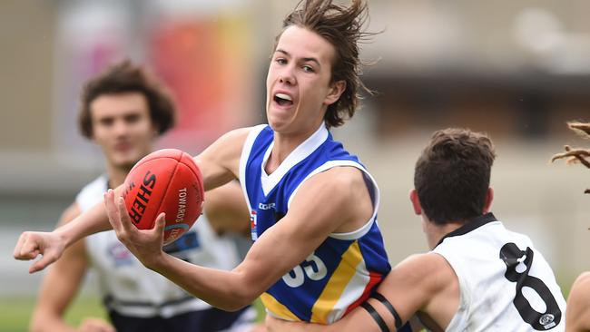 Tyler Brown is firming as a potential Collingwood father-son draft pick.