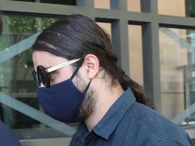 MELBOURNE, AUSTRALIA - NewsWire Photos, SEPTEMBER 8, 2022. (ID Confirmed by journo Craig Dunlop).   Nicholas Harvey Raymond leaves the Melbourne Magistrate court where he was facing charges of drug proceeds which were tied up in Bitcoin. Picture: NCA NewsWire / David Crosling