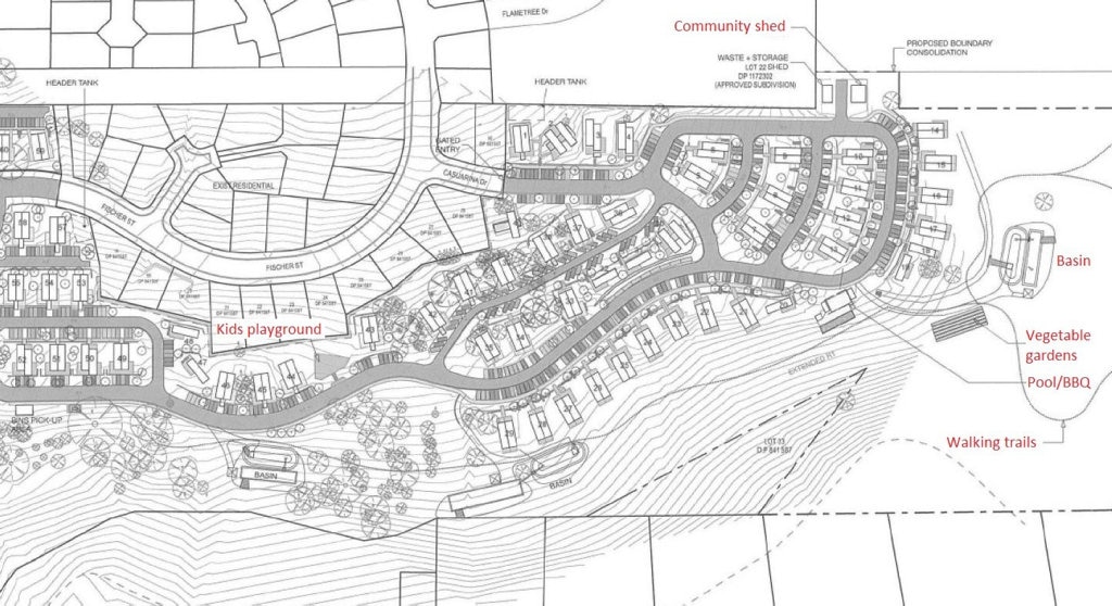 Altitude site plan by Harley Graham Architects. Picture: Contributed