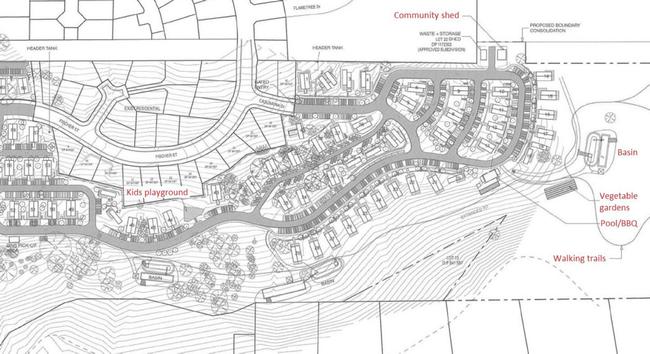 Altitude site plan by Harley Graham Architects. Picture: Contributed