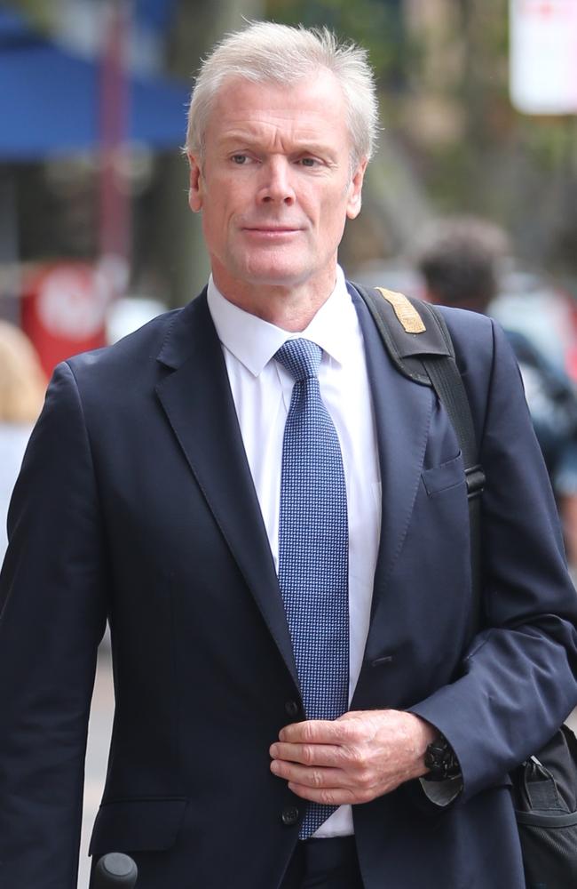 Gordon Wood outside court during the hearing at the Supreme Court. Picture: John Grainger