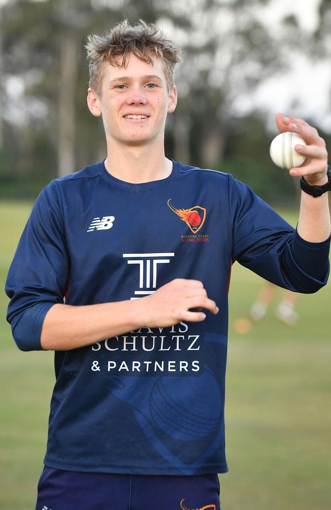 Sunshine Coast Scorchers player Ben Baker. Picture: Warren Lynam Photography.