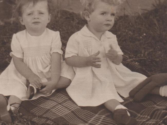The twins at 18 months old, before Mary became Johnny’s carer.