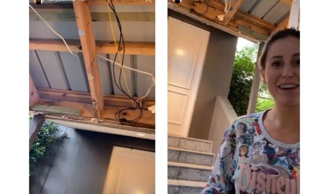 Roxy Jacenko shares rain damage to her Vaucluse mansion