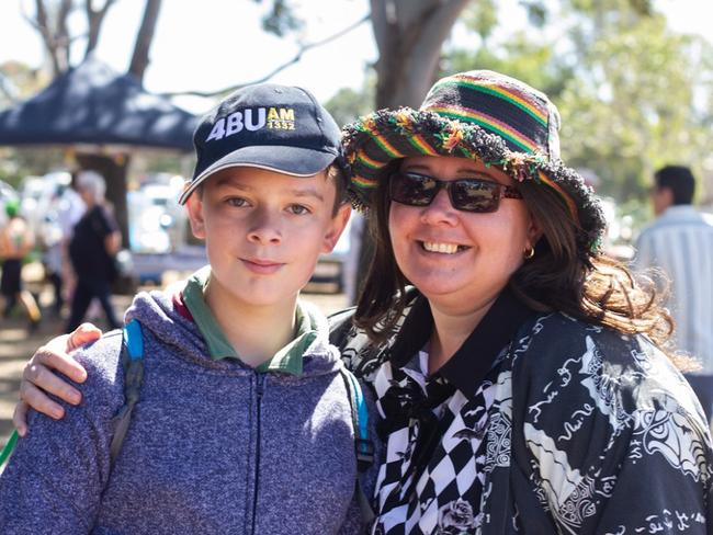 Cheri-lee Layton and Hayden Spencer enjoyed a day in the sun at the Moore Park Beach Arts Festival.