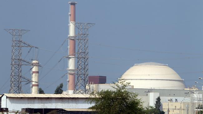 The Bushehr nuclear power plant in southern Iran. Picture: AFP