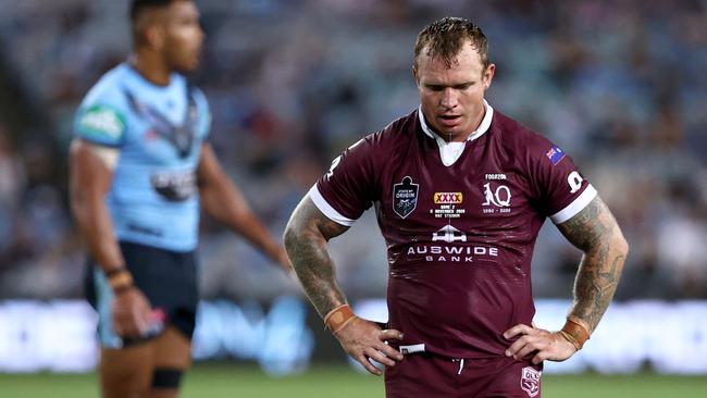 Jake Friend suffered a shoulder injury in Origin II. Picture: Cameron Spencer/Getty Images