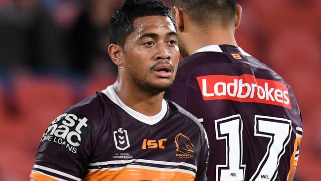 Anthony Milford and the Broncos were clearly outpointed. Picture: Dan Peled/AAP