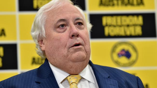 Clive Palmer’s Mineralogy company donated more than $7m to the mining billionaire’s political party. Picture: NCA NewsWire / Nicki Connolly