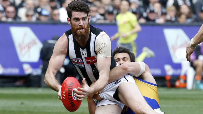 Tyson Goldsack is desperate to get back into the Collingwood seniors. Picture: David Caird