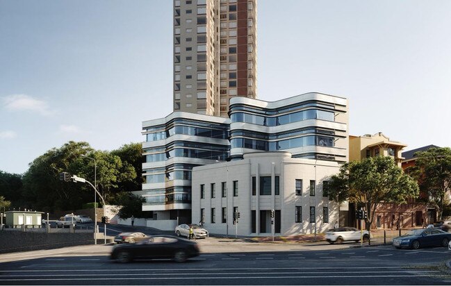 An artist impression of a proposed development for 136 New South Head Rd Edgecliff