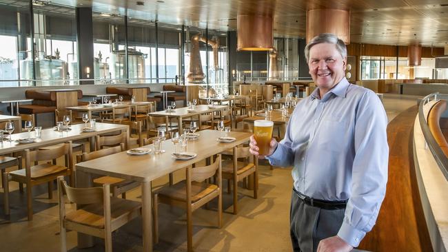 Tim Cooper at the new visitor centre at Coopers Brewery. Picture: Supplied