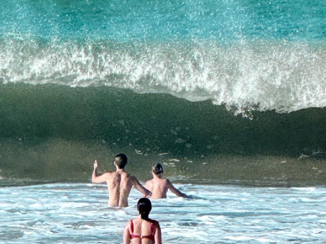 People are being urged to avoid coastal activities. Picture: Mark Furler