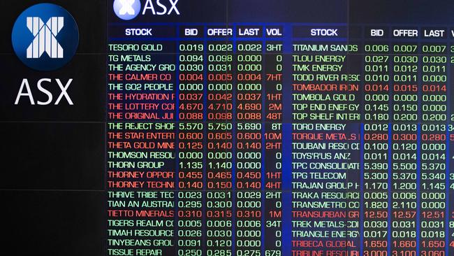 The ASX 200 is set to open lower as Wall Street ends November with mixed results. Picture: Christian Gilles