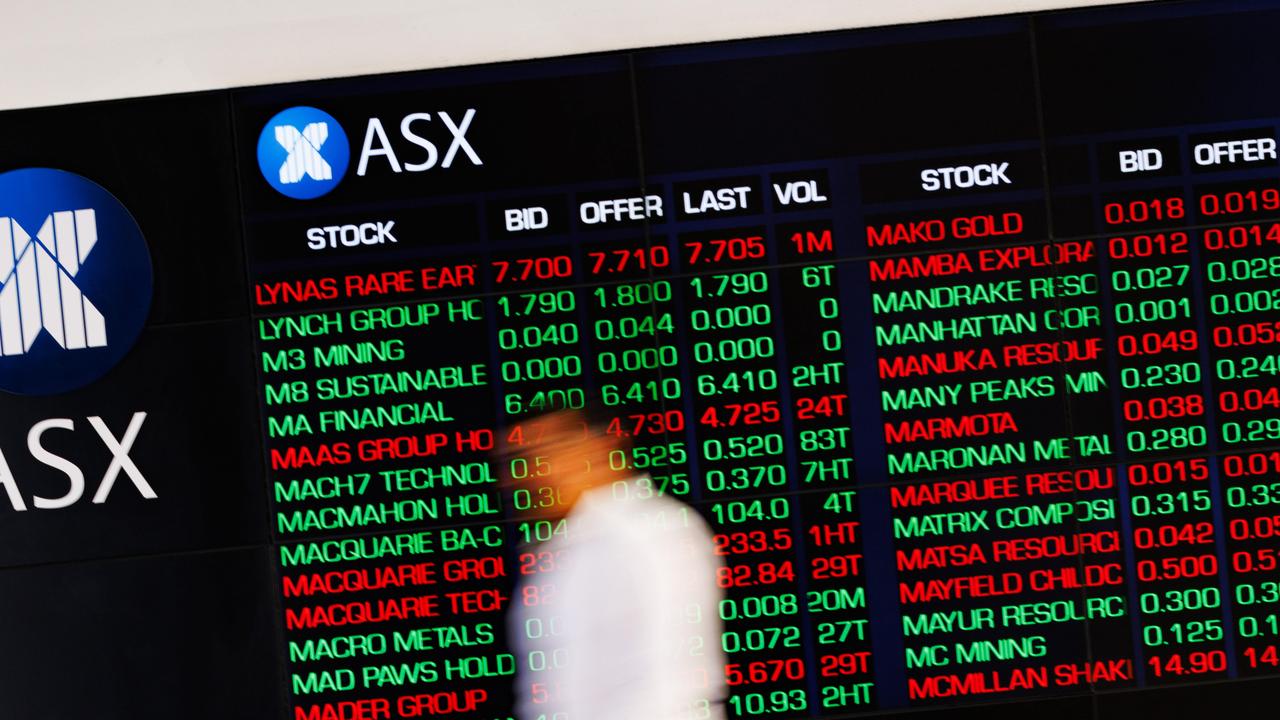 Australia’s sharemarket has now risen four consecutive weeks in a row. Picture: NewsWire / Max Mason-Hubers