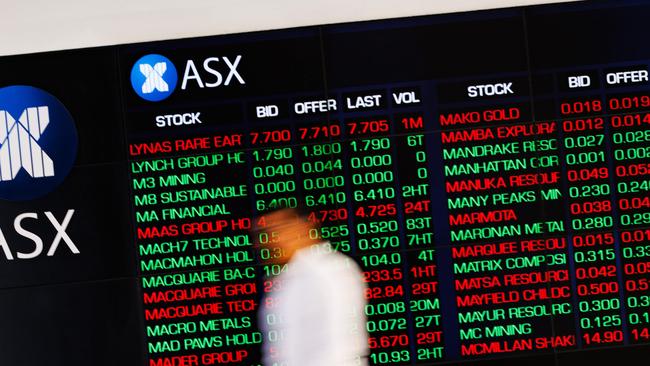 Australia’s sharemarket has now risen four consecutive weeks in a row. Picture: NewsWire / Max Mason-Hubers