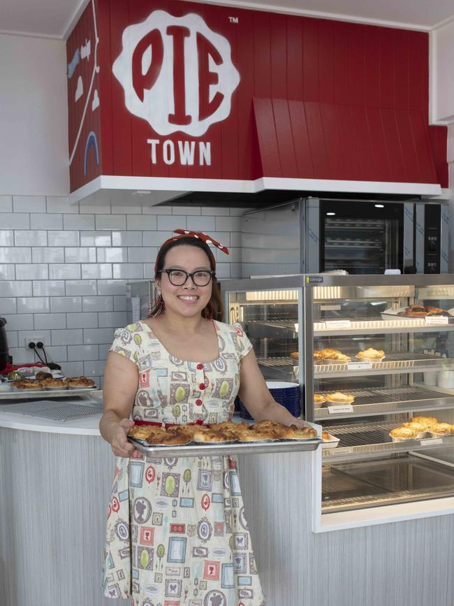 Business owner Susie Yang, after recently opening Pie Town and selling out of her delicious sweet and savoury pies. PICTURE: Russell Shakespeare