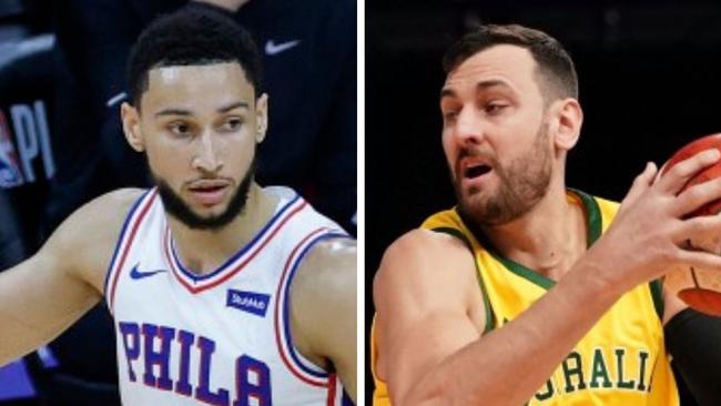 Bogut had some advice for Simmons. (Credit: Getty/AAP)