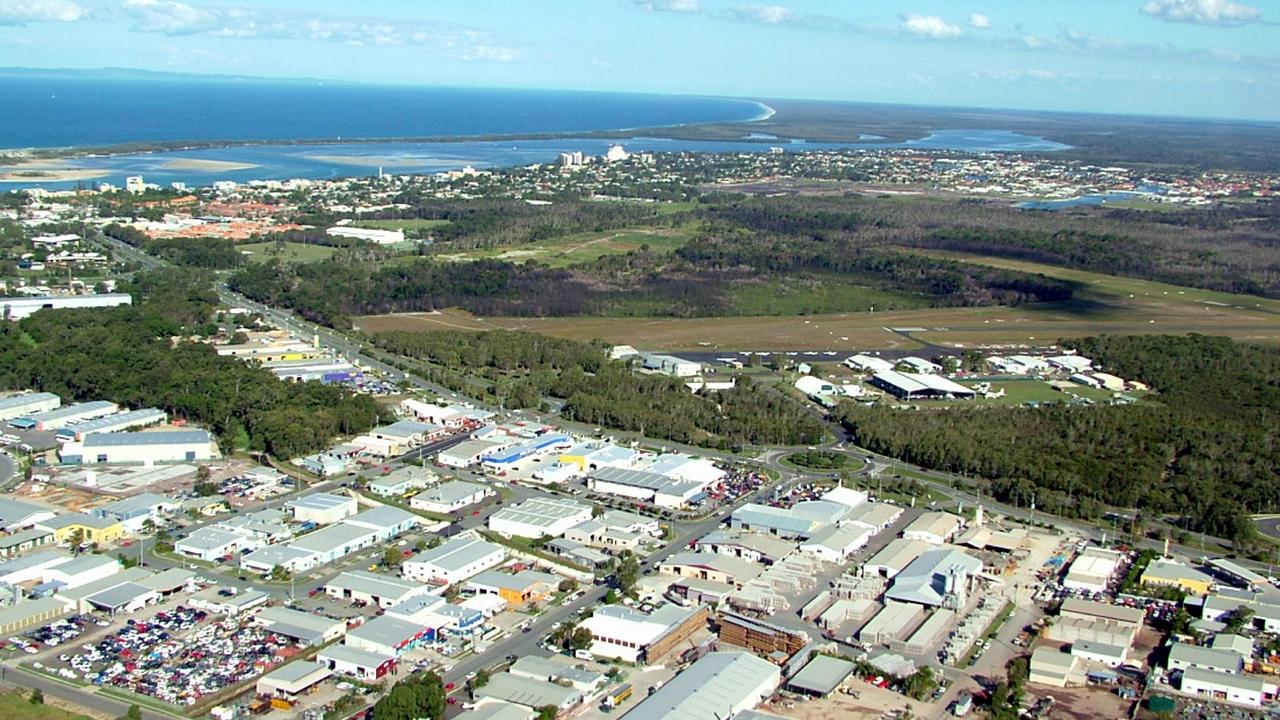 Aerial shot of the Caloundra Aerodrome. Photo Contributed