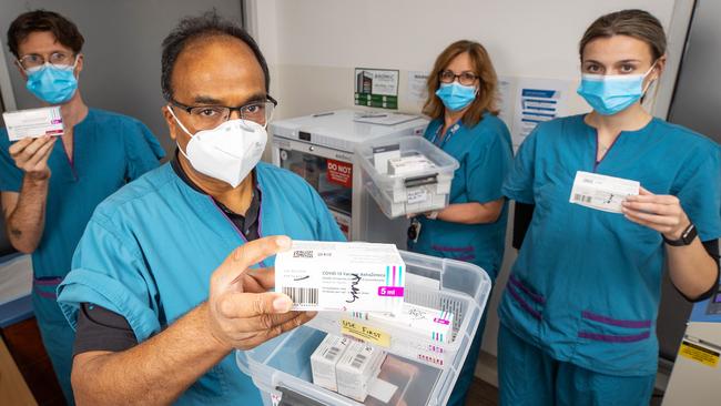 Dr Mukesh Haikerwal says doctors are already enough under pressure as the vaccine rollout continues. Picture: Mark Stewart