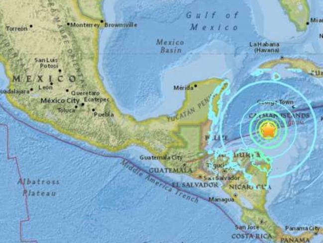 Honduras earthquake: Tsunami fears for the Caribbean after 7.8m tremor ...