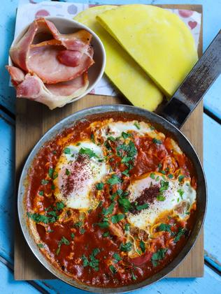 The shakshuka dish. Picture: Gal Cohen Kvatinsky