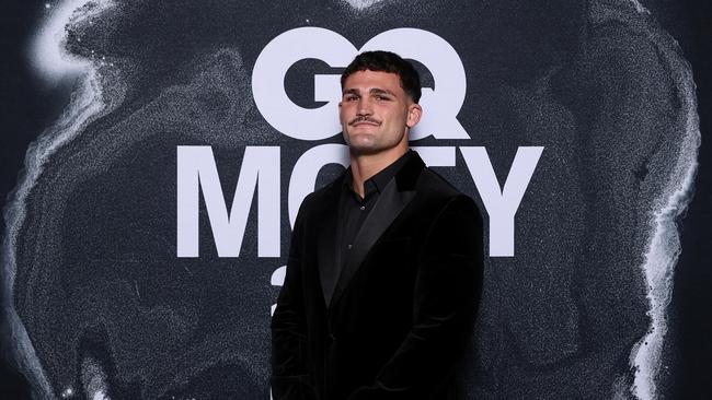 Nathan Cleary attends the GQ Australia Men Of The Year Awards in association with BOSS at Bondi Pavilion, Bondi Beach. Picture: Getty Images.