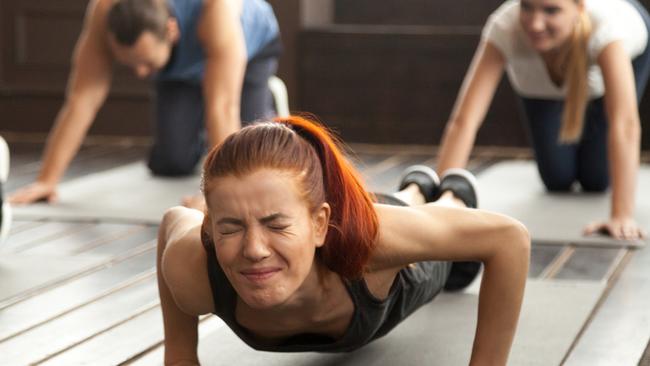 There’s a balance between temporary discomfort during and after exercise and doing long term harm. Picture: iStock